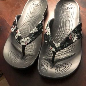 Crocs flip flops